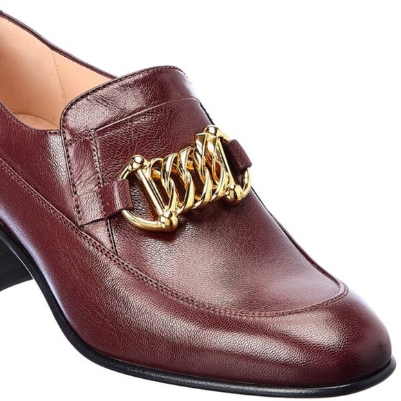 Authentic Gucci women Quentin Chain Loafer New - Picture 3 of 6